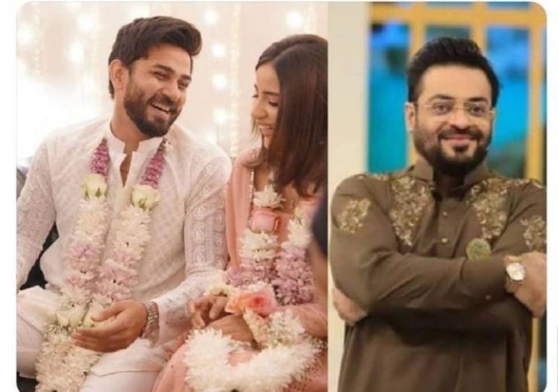 ‘Baba’ Aamir Liaquat already predicted Saboor Aly and Ali Ansari will get hitched