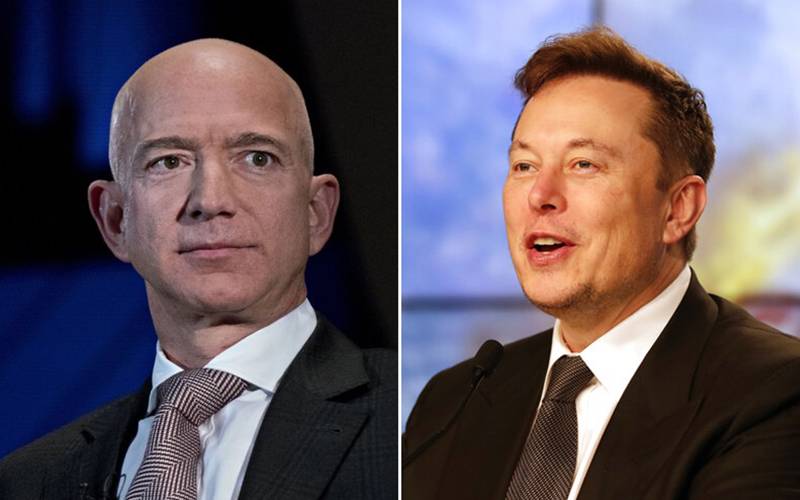 Egos clash in Bezos and Musk space race