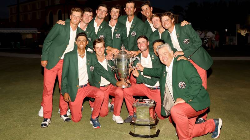 USA beat Britain & Ireland for third straight Walker Cup