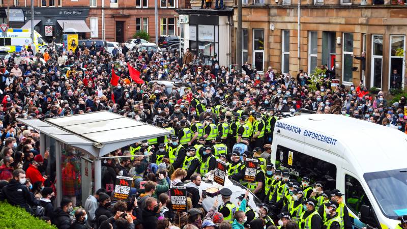 UK stands by Eid immigration raid in Glasgow