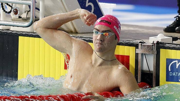 Russia's Kolesnikov breaks own 50m backstroke record