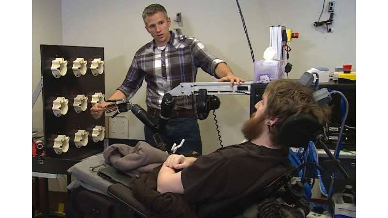 New sensation: pioneering mind-controlled arm restores sense of touch