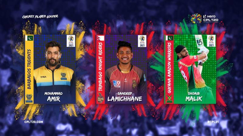 Amir, Malik and Lamichhane sign for CPL