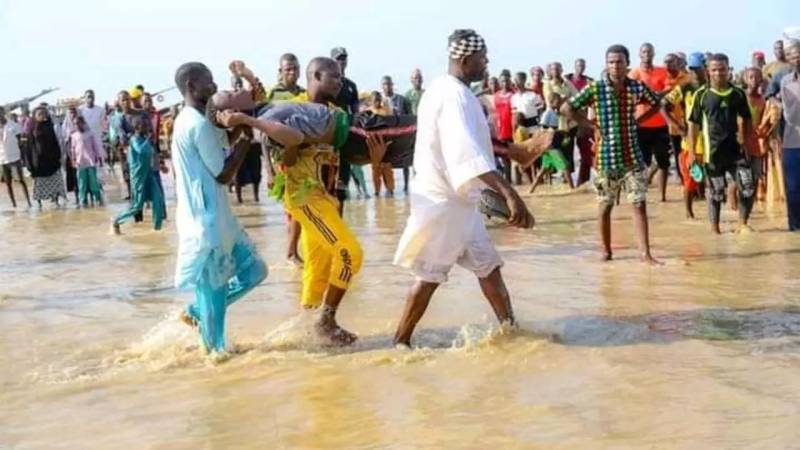 Nigerian rescuers pull dozens of bodies from water after boat tragedy