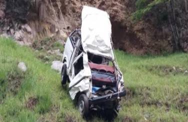 11 die as passenger van falls into AJK ravine