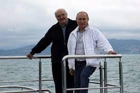 Putin and Lukashenko go for boat ride after plane outcry