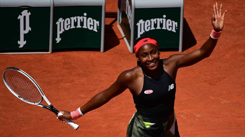 US teenager Gauff reaches first Slam quarter-final at French Open