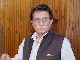 AJK PM suggests ban on wall chalking, posters supporting Pakistani politicians