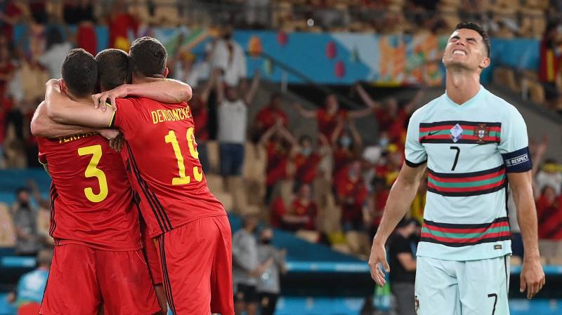 Belgium knock out Ronaldo and Portugal, Czechs end Dutch Euro 2020 dreams