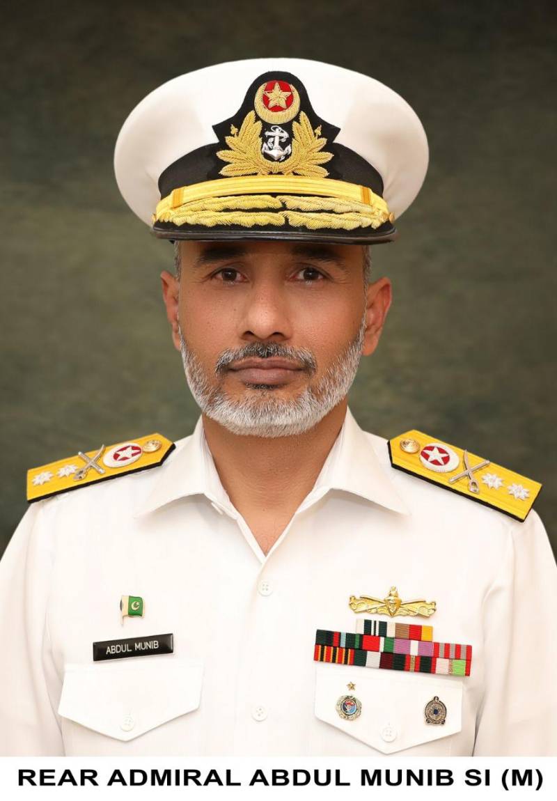 Commodore Abdul Munib of Pakistan Navy promoted to Rear Admiral