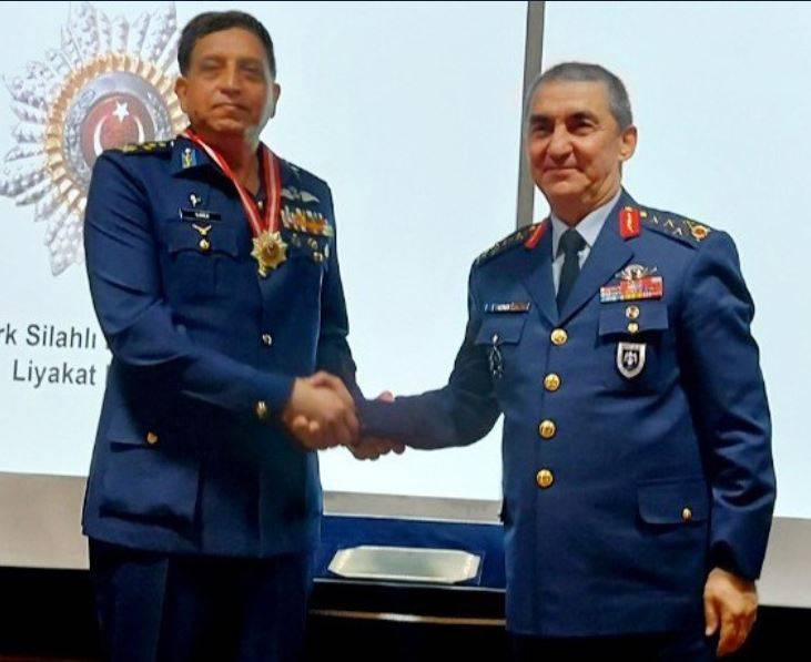 PAF chief awarded Turkish Legion of Merit