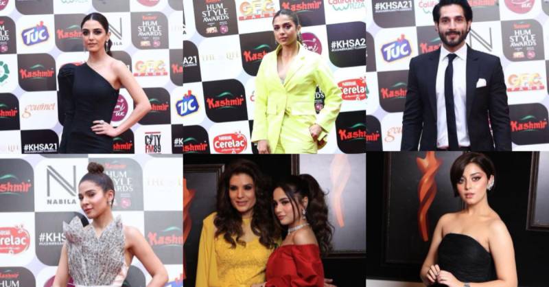 Classy celebrities ruling the Red Carpet of 5th Hum Style Awards