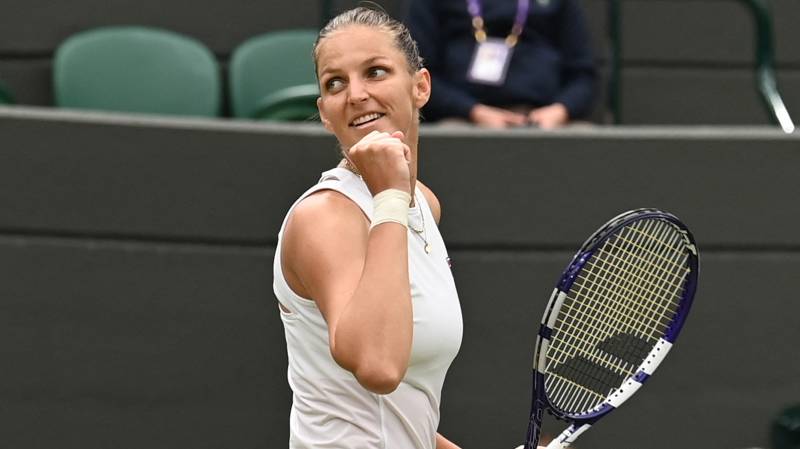 Pliskova storms into first Wimbledon semi-final