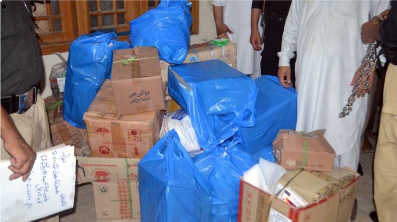 Govt medicines recovered from private godown in Peshawar