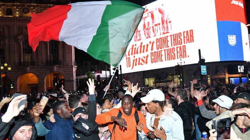 Jubilant Italians celebrate Euro 2020 victory to forget pandemic