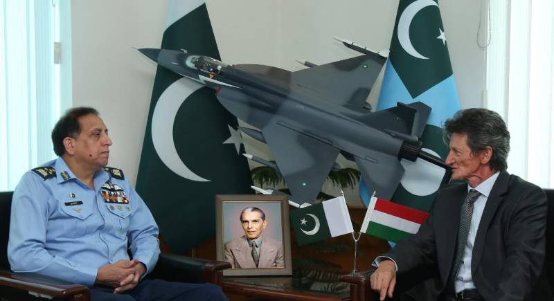 Hungarian envoy calls on Air Chief Marshal Zaheer Ahmed Baber Sidhu