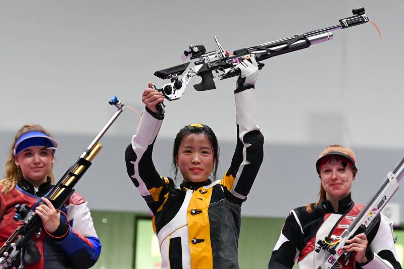 Chinese shooter Yang wins first gold of Tokyo Olympics