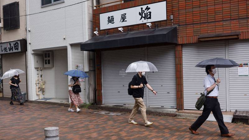 Tropical storm nears Japan, disrupting Tokyo Olympics