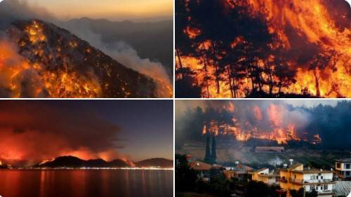 Forest fires rage near Turkish resorts, killing four