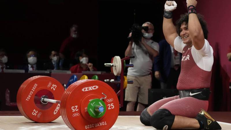 Weightlifter El-Bakh wins Qatar's first Olympic gold