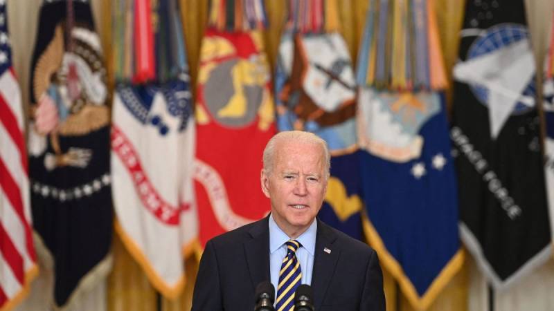 Biden unmoved on Afghan exit as Taliban sweep provinces