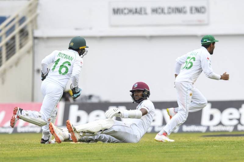 Brathwaite misses century as West Indies edge ahead of Pakistan