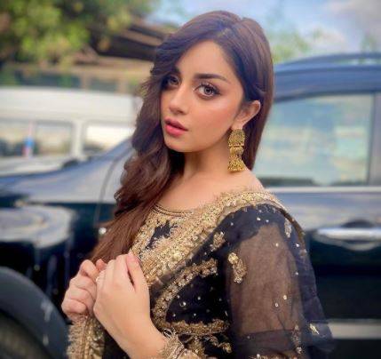 Alizeh Shah looking like a dream girl in traditional black dress