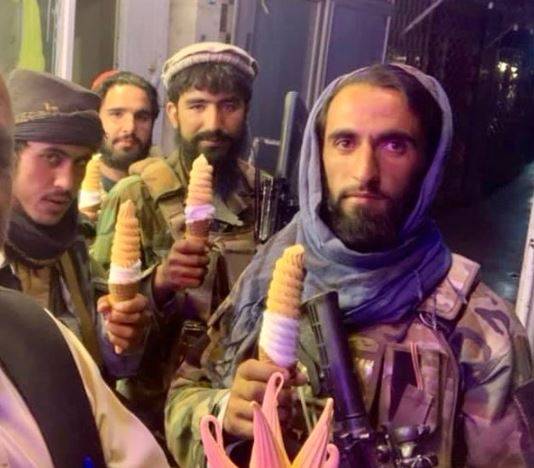 Taliban indulge in relaxing activities in Kabul – Spotted enjoying ice cream 