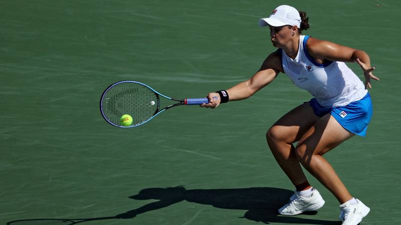 Barty powers into WTA Cincinnati final by beating Kerber