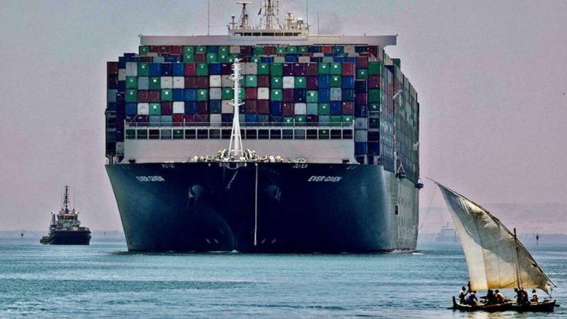 Megaship that blocked Suez heads back to Asia