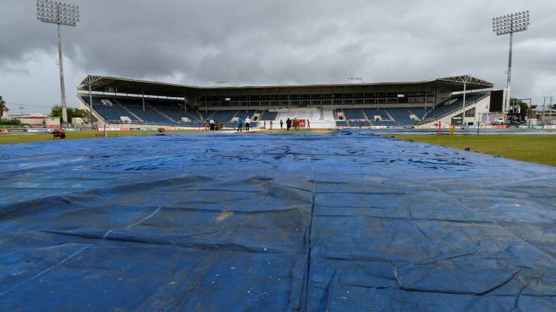 Rain delays resumption in West Indies v Pakistan Test