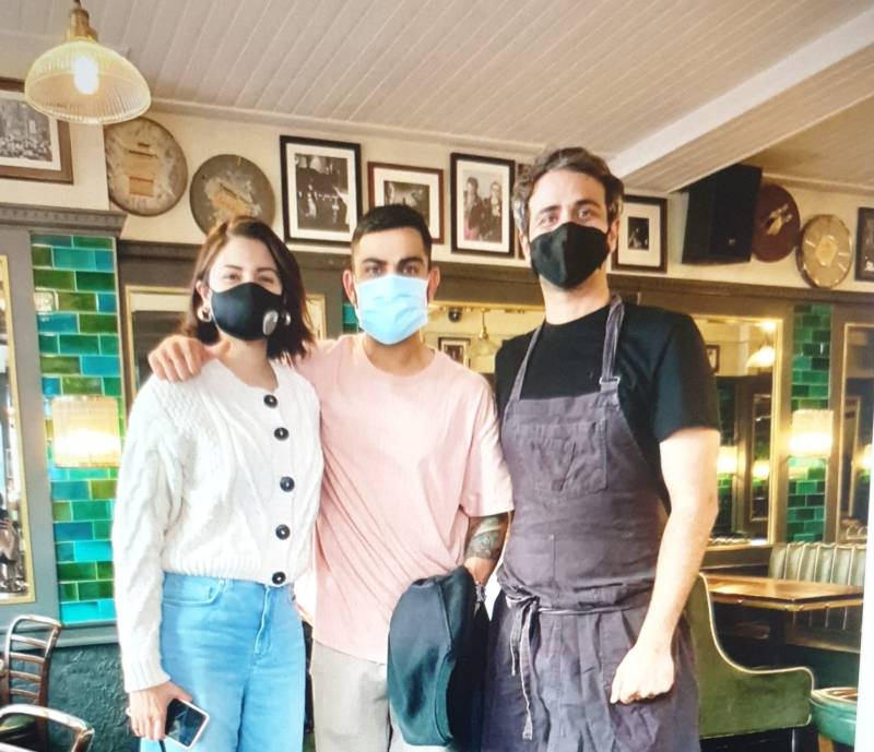 Virat and Anushka visit vegan restaurant in London