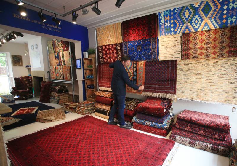 UK businesses fear for Afghan rug weavers after Taliban takeover