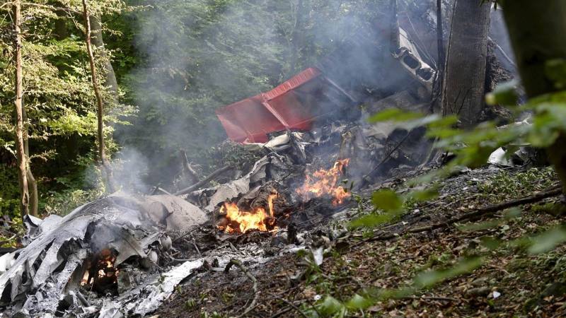 Three die in plane crash in Slovakia