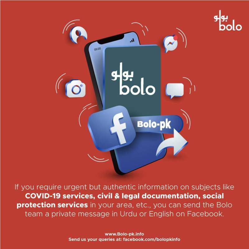 Bolo: A digital platform about key service options in Pakistan