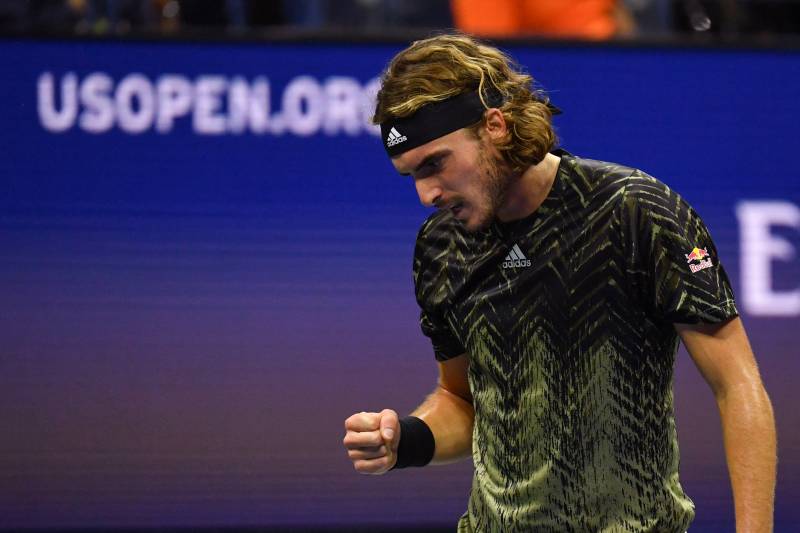 Tsitsipas rolls after another long US Open toilet break