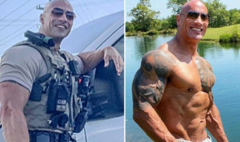 The Rock shocked to see his look-alike