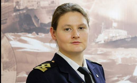 Russian woman leads the way on Arctic ship