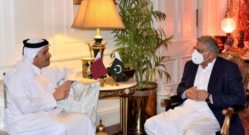 COAS reiterates resolve of extending humanitarian assistance for Afghans in meeting with Qatari deputy PM