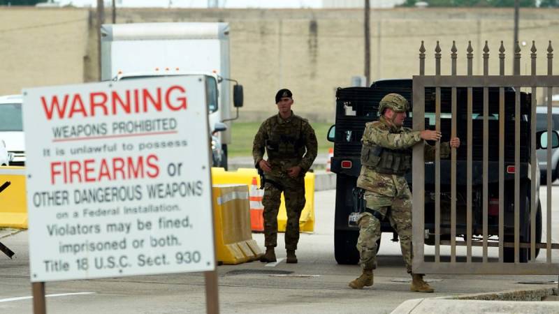 Report of active shooter locks down US airbase