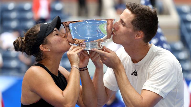 Britain's Salisbury gets US Open doubles double with mixed title