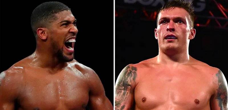 Challenger Usyk 'jumping in at the deep end', says Joshua