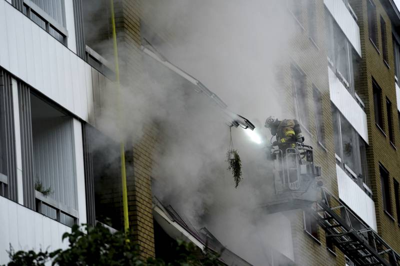 16 injured in Sweden apartment blast