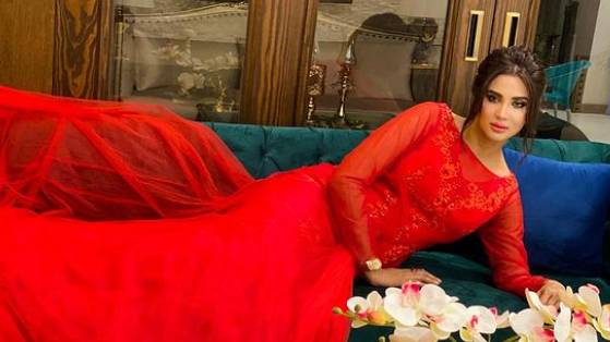 Fiza Ali looks radiant in red