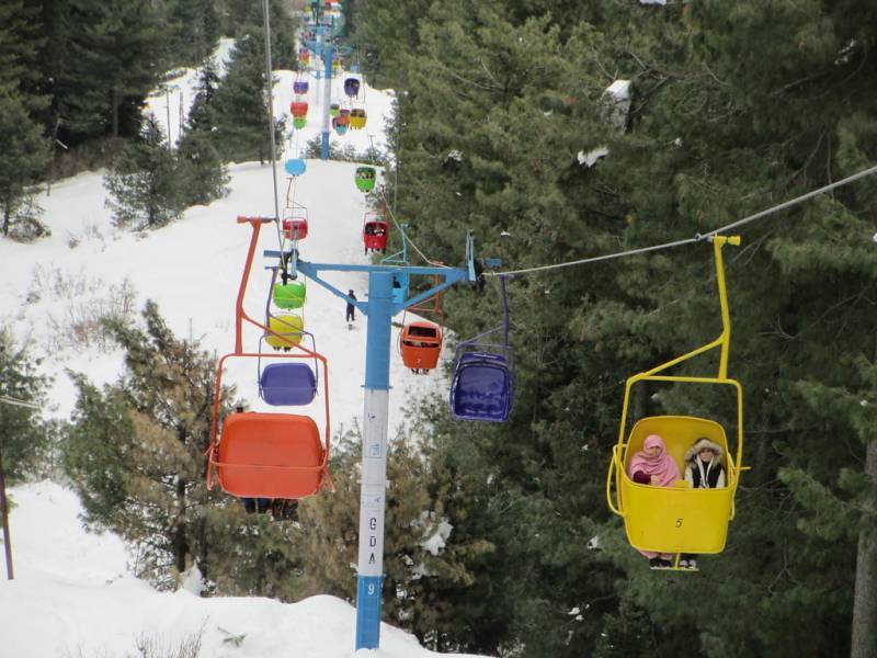 Ayubia chairlift closed for the public