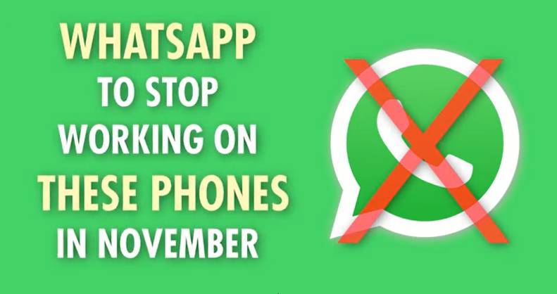 WhatsApp to stop working on these 53 phones from Nov 1