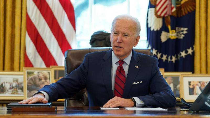 Biden denounces coup