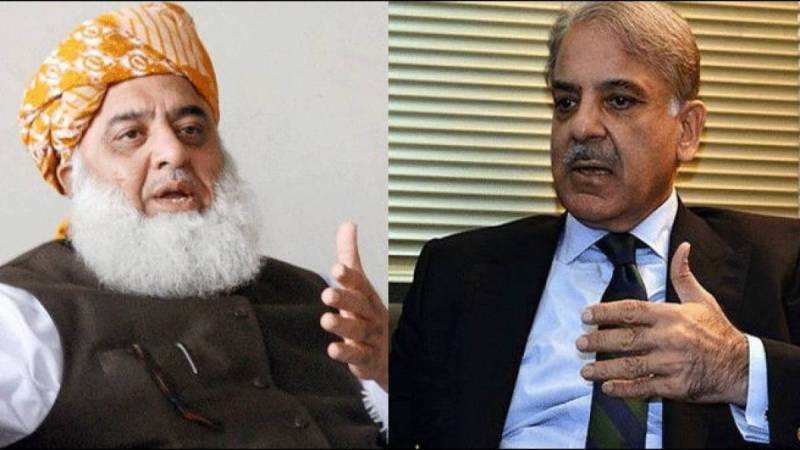 Maulana Fazalur Rehman and Shehbaz Sharif