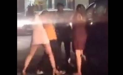 Video of girls punching and kicking each other outside Lucknow bar goes viral