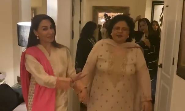 Stars gathering: Reema Khan and Shazia Manzoor meet in the US